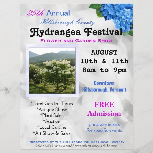 Bloemen- en Tuinshow Specifieke Flyers (Voorkant)