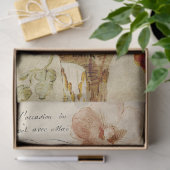  bloemen en Vase-decoupage-papier Tissuepapier (Geschenk)