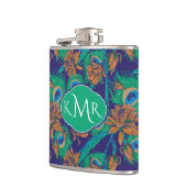 Bloemen en veren | Monogram Heupfles (Links)