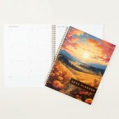 Bloemen en verre Uitzichten van Bergen Planner (Display)