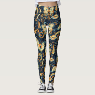 Bloemen en Vlinders Abstract Patroon Leggings