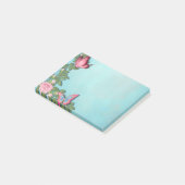 Bloemen en vlinders post-it® notes (Schuin)