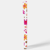 Bloemen en Vogel Retro Styled Case-Mate iPhone Case (Achterkant / Links)
