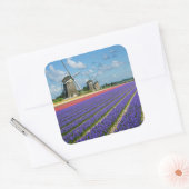 Bloemen en windmolens foto sticker (Envelop)