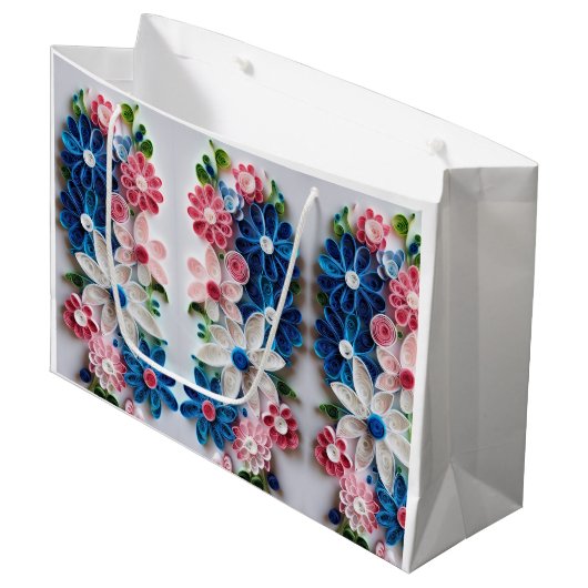 Bloemen en wonderen: een prachtige cadeautas verra (Voorkant Gekanteld)