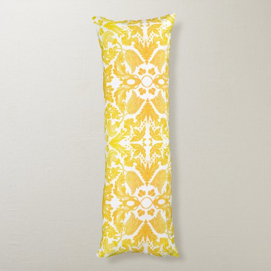 Bloemen en zonneschijn lichaamskussen (Achterkant (Verticaal))