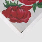 Bloemen Ephemera Decoupage Rood Roze Rose Bloemen Tissuepapier (Detail)