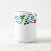 Bloemen Etnische Borduurwerk Mok (Center)