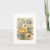 Bloemen Feestdagen Kaart (Voorkant)