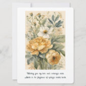 Bloemen Feestdagenkaart (Voorkant)