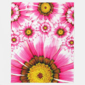 Bloemen Fleece Deken (Voorkant)