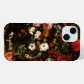 Bloemen  Floral Art Stylish Monogramed Case-Mate iPhone Case (Achterkant (horizontaal))