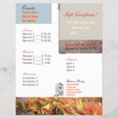  bloemen - Flyer (Achterkant)