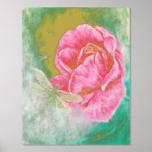 Bloemen Folie Print (Voorkant)