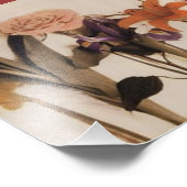 bloemen foto afdruk (Hoek)