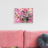 Bloemen foto canvas afdruk (Insitu (Woonkamer))
