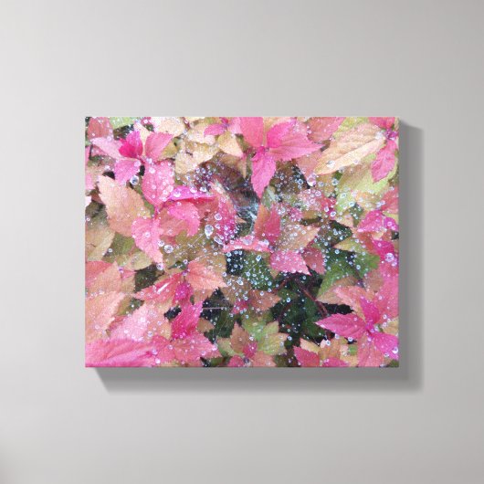 Bloemen foto canvas afdruk (Voorkant)
