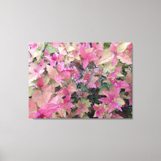 Bloemen foto canvas afdruk