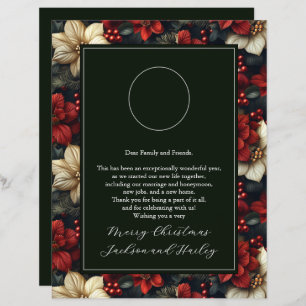  Bloemen Foto Kerst Letter Paper