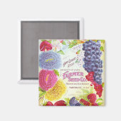  Bloemen & Fruitmagneet Magneet (Voorkant / Achterkant)