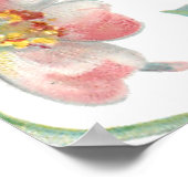 Bloemen gastboek poster (Hoek)