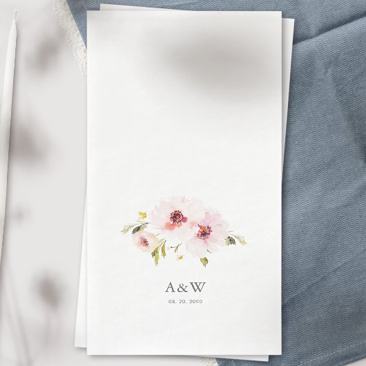 Bloemen Gastenhanddoeken Servet