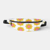 Bloemen Geel Roze Daisies Retro