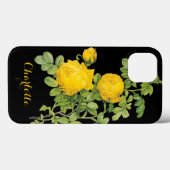  bloemen, gele rozen van Redoute Case-Mate iPhone Case (Achterkant (horizontaal))