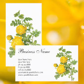 bloemen, gele rozen van Redoute Visitekaartje