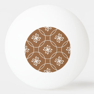 Bloemen geometrisch: kunstpatroon. pingpongballen
