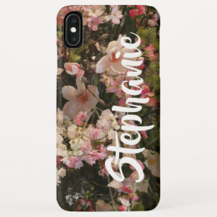 Bloemen Gepersonaliseerde iPhone XS Max Hoesje