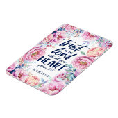  bloemen | Gepersonaliseerde Schrift Magneet (Linkerzijde)