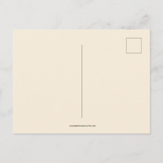 Bloemen Gezegende Moeder Maria Katholiek Briefkaart (Achterkant)