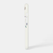 Bloemen Giraffe iPhone Case iPhone 16 Hoesje (Linkerkant)