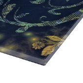 Bloemen gitaar snijplank (Hoek)