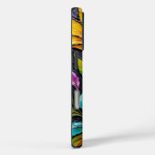 Bloemen Glas in lood Vensterpaneel Case-Mate iPhone Case (Achterkant / Rechts)