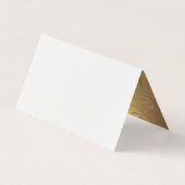 Bloemen | Goud Visitekaartjes (Achterkant)