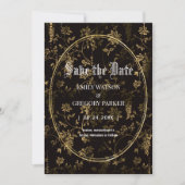  bloemen, gouden lijst met uitzondering van de dat save the date (Voorkant)