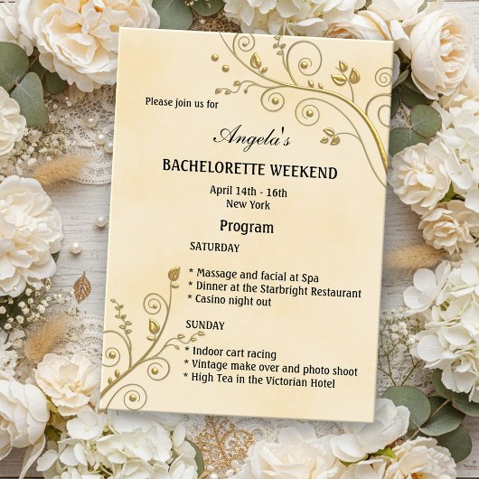 Bloemen Gouden Reisroute Bachelorette Weekend Uitn Programma