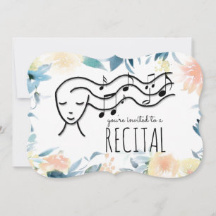 Bloemen Grens Muziek recital Kaart