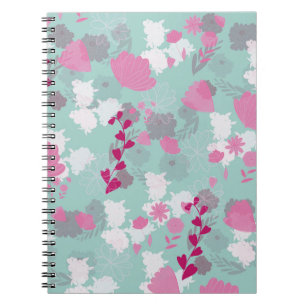 bloemen groen notitieboek