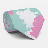 bloemen groen stropdas (Opgerold)