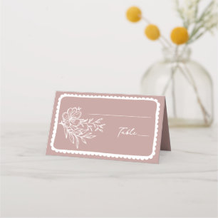 Bloemen Hand getrokken Lijst bruiloft