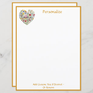 Bloemen Hart Boeket Liefde Elegant Chic Personaliz