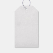 Bloemen  hart bruiloft cadeaulabel (Achterkant)