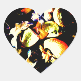  bloemen hart sticker