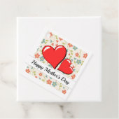 Bloemen & harten voor Moederdag Bedankjes Labels (In situ)