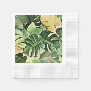 Bloemen/Hawaïaans/Tropisch blad Servet