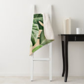 Bloemen/Hawaïaans/Tropisch blad Sherpa Deken (In situ)