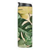 Bloemen/Hawaïaans/Tropisch blad Thermosbeker (Geroteerd rechts)